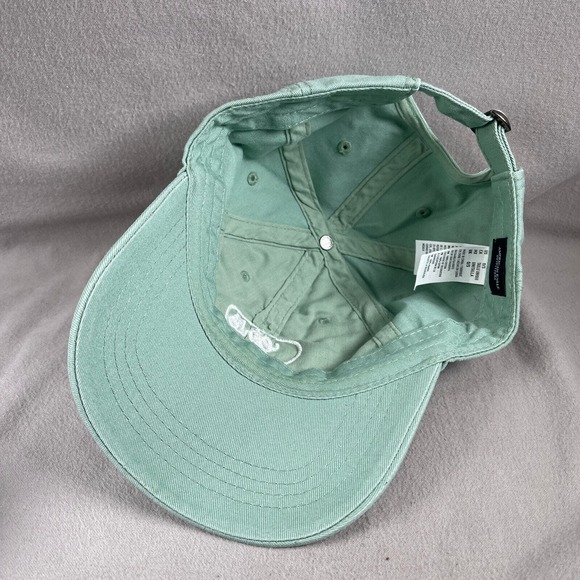 American Eagle Hat Womens One Size Green Strapback Cap Adjustable Embroidered - Picture 7 of 10